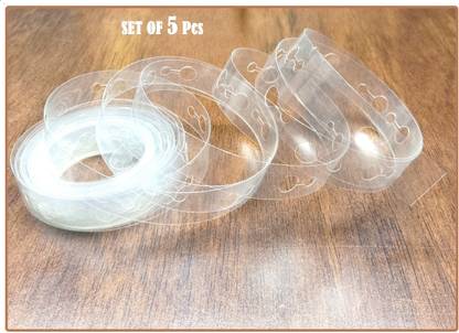Agk 5 Pcs Balloon Arch Strip Roll Tape (16.5 Feet Each) Balloon Decorations Accessories Kit, Balloon Chain, Arch Tape For Birthday and Festive Decoration, Balloon Garland Decoration, Party Supplies Handheld Arch Strip Roll Tape (Manual)