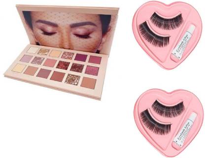 J & F Natural False Eyelashes