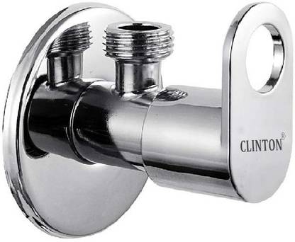 Clinton Stainless Steel Max Angle Valve Chrome Plated_set of-1 Angle Cock Faucet