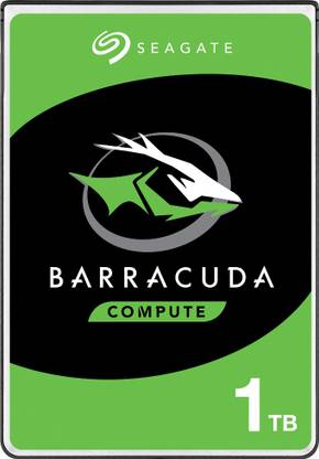 Seagate Barracuda with 2.5 inch SATA 6 Gb/s 5400 RPM 128 MB Cache for PC Laptop 1 TB Laptop Green SATA Internal Hard Disk Drive (HDD) (ST1000LM048)