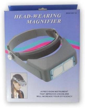 A&S TOOLSHOP Hands Free Magnifier Magnifying Glass for Operation Handicraft Jewelry 1.5x, 2x, 2.5x, 3.5x mechanical processing, electronic repair, jewelry appraisal,timepieces repair
