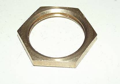 PBI 1"Female Thread INCH Brass Pipe Fitting Hex Lock Nut 1BSP CHECKNUT 5pcs LOCKINGNUT 1-Way Cap Pipe Joint