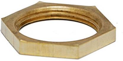 PBI 3/4"Female Thread INCH Brass Pipe Fitting Hex Lock Nut 3/4BSP CHECKNUT 5pcs LOCKINGNUT 1-Way Cap Pipe Joint