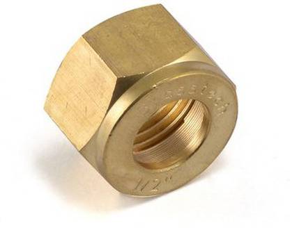 PBI Brass Hex Nut 1/4" BSP for Hydraulic OLIVE NUT 1/4BSP Pipe Fittings (Pack of 5) 1-Way Cap Pipe Joint