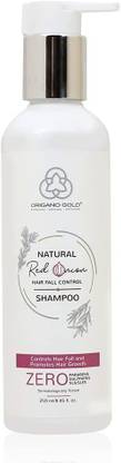 ORIGANO GOLD Natural Red Onion Hair Fall Control Shampoo-Onion Oil, Black Cumin Seed Oil, Jatamansi Root Extracts, Hydrolized Wheat Protein