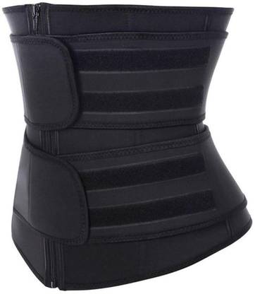 BENISON INDIA Steel Boned Waist Trainer Corset Sweat Faja Cincher Sport Girdle Slimming Shaper Abdominal Trimmer Belt Straps Slimming Belt