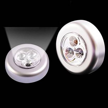 MACVL5 Led Cordless Stick Tap Wardrobe Touch Light Lamp (PACK OF 2) Night Lamp