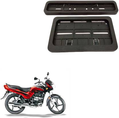 COMICAL HIGH QUALITY WATERPROOF AND RUSTPROOF OPENABLE UNIVERSAL BIKE NUMBER PLATE FRAME-126 Bike Number Plate