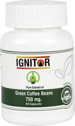 IGNITOR Green Coffee Beans 750mg Capsules