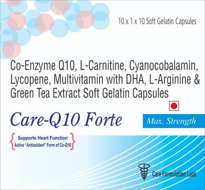 CARE Q10 FORTE SOFT GELATIN CAPSULES