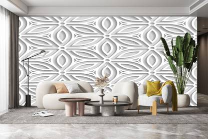 Zedexgraphics Vinyl Decorative Grey Wallpaper