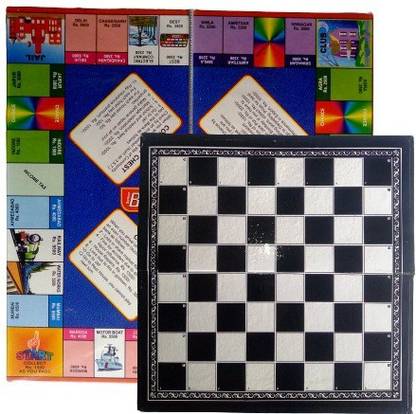 Skstore Chess & Business Game (6 in 1) Party & Fun Board Game
