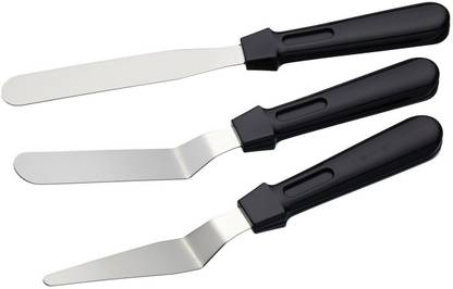 SQUIDSY Cake Palette Knife Steel Or Offset Spatula, Icing Spatula for Cakes 14" Frosting Spatula - espatulas de reposteria, Frosting Knife & Icing Knife - Cake Spatula for Cake Decorating and Baking Stainless Steel Cake Server