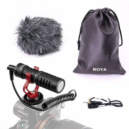 BOYA DSLR Video Microphone Youtube Vlogging Facebook Livestream Recording Shotgun Mic Microphone