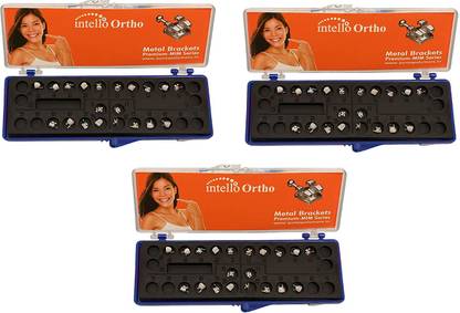 pyrax Dental Metal Bracket Combo Pack - of 3 kit Dental Elevator