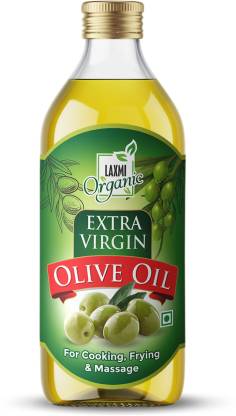 LAXMI ORGANIC extra virgin olive oil for cooking Olive Oil PET Bottle