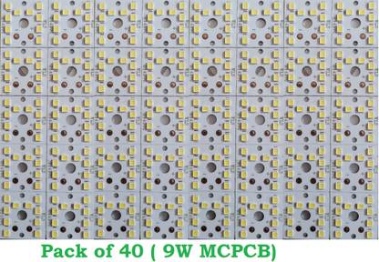 SG Flash (pack of 40) 9w MCPCB Led Raw Material For Led Bulb Light Electronic Components Electronic Hobby Kit