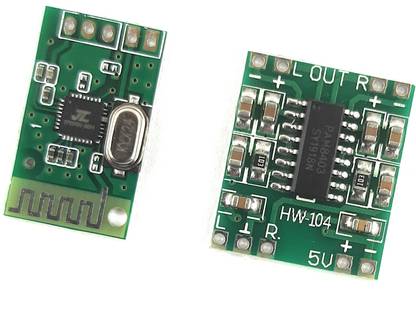 SAMAES Combo Pack of 5V Bluetooth 3.0 Audio Receiver Module and PAM8403 3W+3W Stereo Amplifier board Electronic Components Electronic Hobby Kit