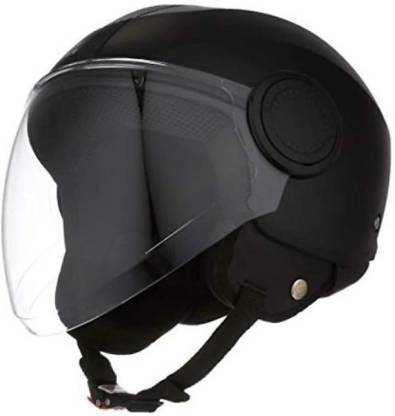 Nutech URBAN OPEN FACE - M (BLACK) Motorbike Helmet