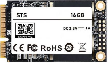 STS TAB MSATA 16 GB All in One PC's, Desktop, Laptop, Network Attached Storage, Servers, Surveillance Systems Internal Solid State Drive (SSD) (MSATA16GSTS)