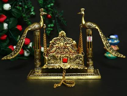 Chhariya Crafts Metal Krishna Jhula, Laddu Gopal Jhula, For Home And Office Jhula