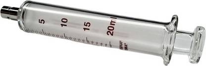 KISC KISC KISC 20 mL GLASS SYRINGE LUER LOCK TIP TO SLIP TIP Hydrogels Medical Dressing