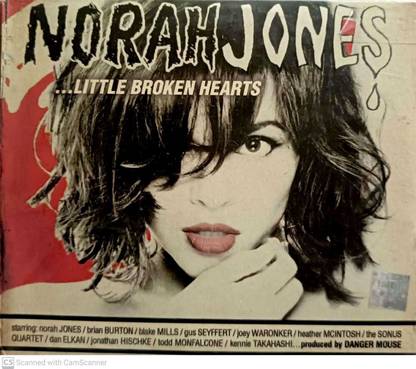 NORAH JONES - LITTLE BROKEN HEARTS Audio CD Standard Edition