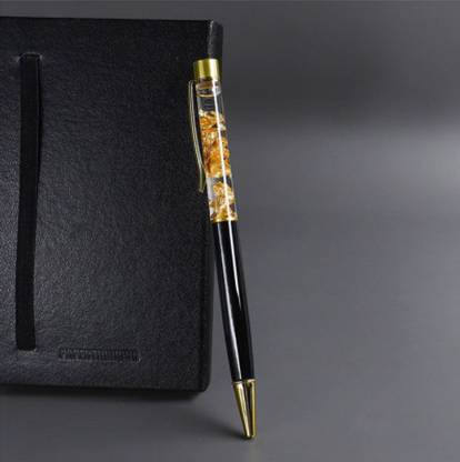Hayman Luxury with 24K Gold Flakes Ball Pen
