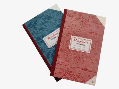 rekha binders Ledger Book NO 4 (127pages) Combo 1-Part Account Books