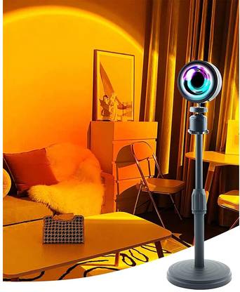 Brightlance Sunset Led Atmosphere Lamp with 180 Degree Rotation Sunset light Projection USB powered for Taking Pictures, giving a Elegant Sunset Effect at Living Room/Bedroom/Dinning Night Lamp