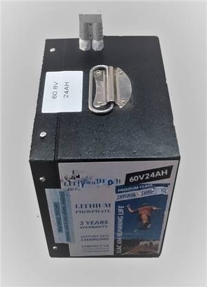 rsr ev batteries 60V 24AH LITHIUM PHOSPHATE BATTERY 24 Ah Battery for All Vehicles