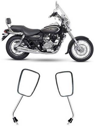 greygator Manual Rear View Mirror, Passenger Side, Driver Side For Bajaj Avenger 220 DTS-i, Avenger 220 DTS-i