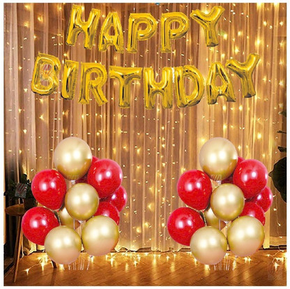 Red gold party decorations Clearance