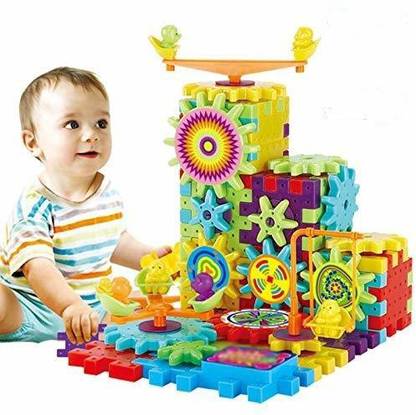 magicbrick Miracle Bricks Learning Toy 101 Piece Interlocking Learning Blocks Development Educational Toys for Kids (Multi Color)