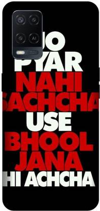 Yoprint Back Cover for OPPO A54 Jo Pyaar Nahi Sachcha Use Bhool Jana Hi Achcha Text Printed back Cover
