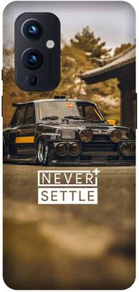 PRINTVEESTA Back Cover for OnePlus 9 Never Settle 1+ Printed Back Cover