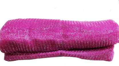 Dhinchak Pink Zari net fabric