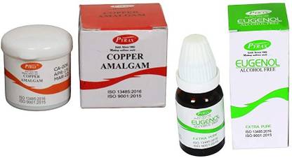 pyrax Eugenol (15 Ml and Copper Amalgam 10g Dental Elevator