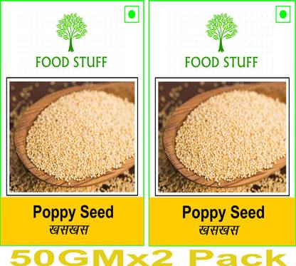 FOOD STUFF Premium Quality Poppy Seed/Khas Khas/Posta Dana Poppy Seeds