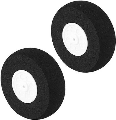 Indian Hobby Center RC Plane Tire Light Weight Sponge Wheel 28x2.5x13 (PACK OF 2) Electronic Components Electronic Hobby Kit