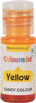 Colourmist Oil Candy Color for Chocolate & Oil Based Products, (Yellow), Yellow