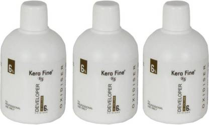 KERA FINE KF Developer oxidizer 6% pack of 3 , White
