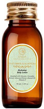 Naija Organic Cucumber and Aloe Vera Strengthening and Brightening Mini Body Lotion