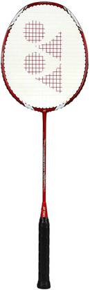YONEX Voltric 200 Taufik Hidayat Graphite Badminton Racquet (Red, Graphite, G4) Red Strung Badminton Racquet