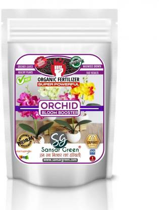 Sansar Green Orchid Bloom Booster, Essential Super Powerful Organic Fertilizer for Orchid with ++ Flower Booster and Active Micro Organism Fertilizer