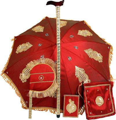 ANANTMAYA Kasi Yatra Set Maroon Umbrella