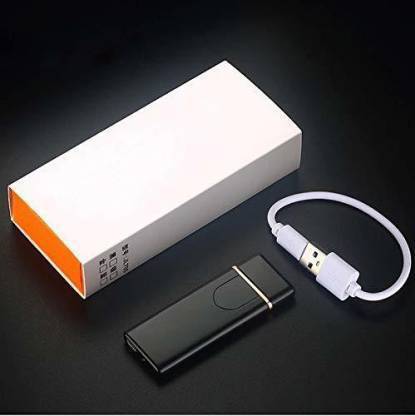 STROMBUCKS Electronic Cigarette Lighter TOUCH SENSOR FLAMELESS Cigarette Lighter-black USB Charger