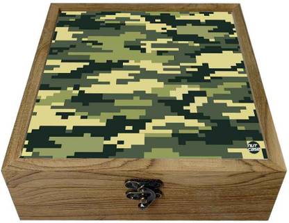 Nutcase Green Army Camouflage Storage Box