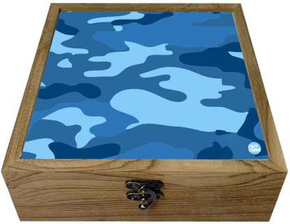 Nutcase Blue Army Camouflage Storage Box