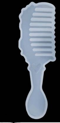 Ditya Crafts Resin Silicone Hair Comb Mould with Handle Set of 1